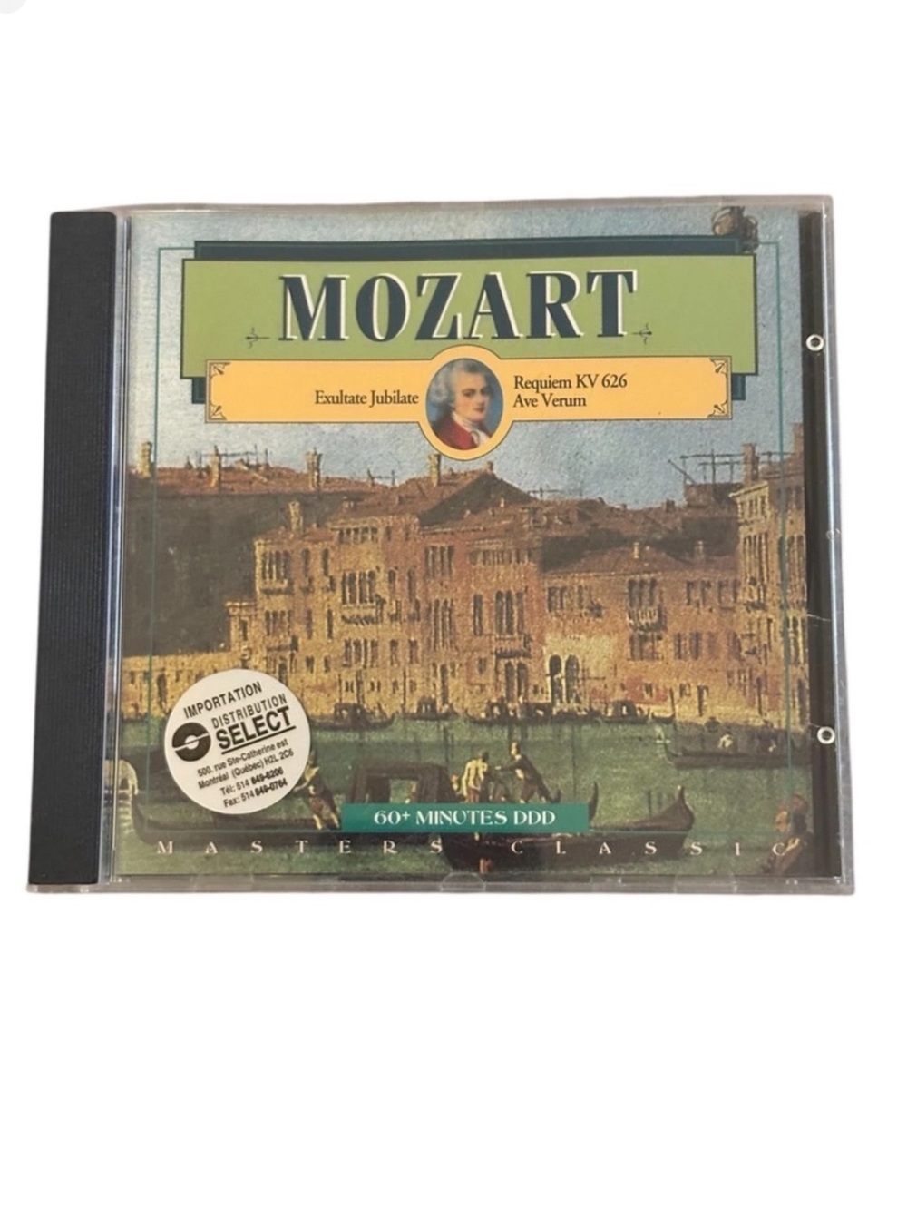 Mozart Exultate Jubilate Requiem KV626 Ave Verum  Classics 1756-1791 Audio CD